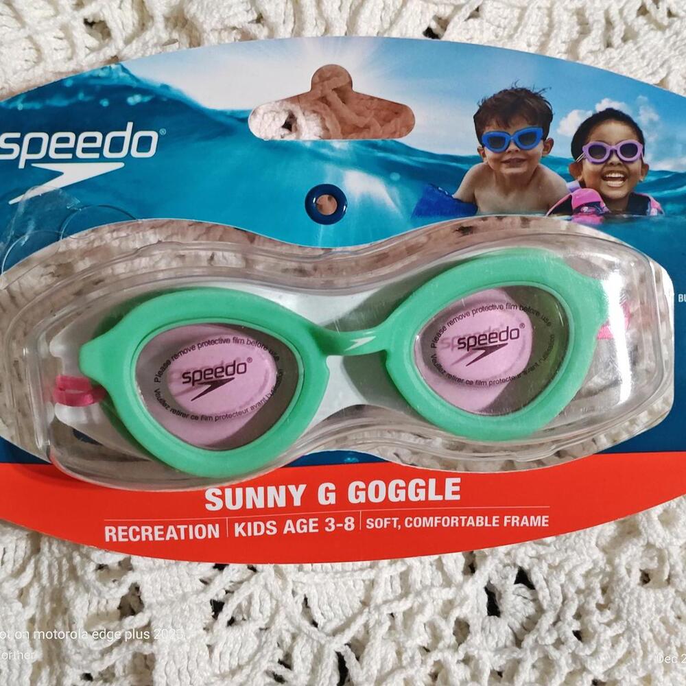 Speedo Unisex-Child Swim Goggles Sunny G Ages 3-8